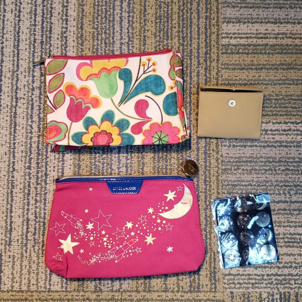 Estee Lauder Makeup clutches With Stickers